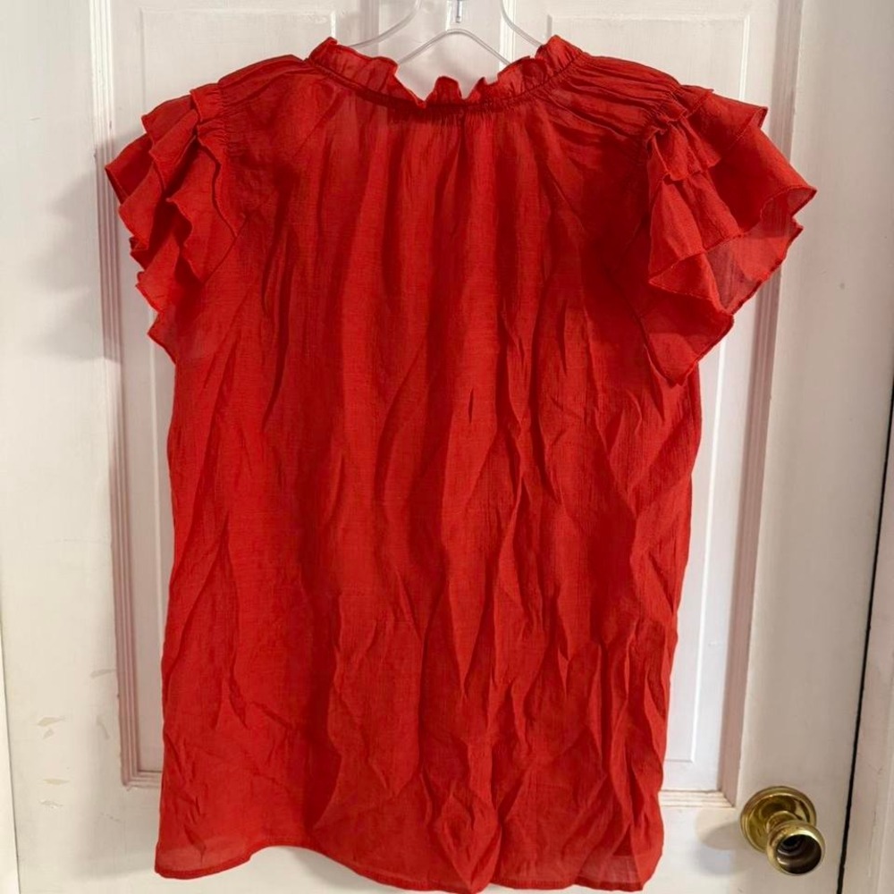 NWT DoRose red top, size Small - Picture 3 of 3